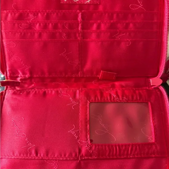 Vera Bradley Pink and Yellow Paisley Wallet - Picture 6 of 7